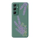 For Samsung Galaxy S23 5G A Series Minimalist TPU Creative Painted Phone Case(Green A0975) - 1