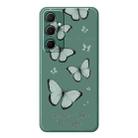 For Samsung Galaxy S23 5G A Series Minimalist TPU Creative Painted Phone Case(Green A0979) - 1