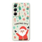 For Samsung Galaxy S23 5G A Series Minimalist TPU Creative Painted Phone Case(White A0940) - 1