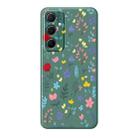 For Samsung Galaxy S21 5G A Series Minimalist TPU Creative Painted Phone Case(Green A0944) - 1