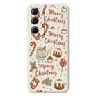 For Samsung Galaxy S23 5G B Series Minimalist TPU Creative Painted Phone Case(White A0997) - 1