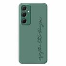 For Samsung Galaxy S22+ 5G B Series Minimalist TPU Creative Painted Phone Case(Green A1004) - 1