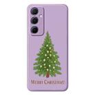 For Samsung Galaxy S22+ 5G B Series Minimalist TPU Creative Painted Phone Case(Purple A0991) - 1