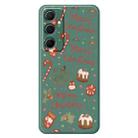 For Samsung Galaxy S22+ 5G B Series Minimalist TPU Creative Painted Phone Case(Green A0997) - 1