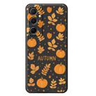 For Samsung Galaxy S23 5G C Series Minimalist TPU Creative Painted Phone Case(Black A1032) - 1