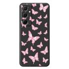 For Samsung Galaxy S22+ 5G C Series Minimalist TPU Creative Painted Phone Case(Black A1033) - 1