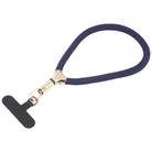 8mm Adjustable Gold Buckle Wrist Short Strap Anti-lost Mobile Phone Lanyard(Midnight Blue) - 1