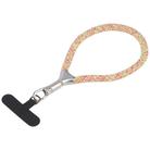 8mm Adjustable Silver Buckle Wrist Short Strap Anti-lost Mobile Phone Lanyard(Green Rose Colorful) - 1