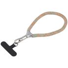 8mm Adjustable Silver Buckle Wrist Short Strap Anti-lost Mobile Phone Lanyard(Orange Colorful) - 1
