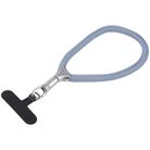 8mm Adjustable Silver Buckle Wrist Short Strap Anti-lost Mobile Phone Lanyard(Dark Grey) - 1