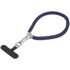 8mm Adjustable Silver Buckle Wrist Short Strap Anti-lost Mobile Phone Lanyard(Midnight Blue) - 1