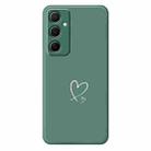 For Samsung Galaxy S22+ 5G D Series Minimalist TPU Creative Painted Phone Case(Green A1044) - 1