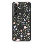 For Samsung Galaxy S22+ 5G D Series Minimalist TPU Creative Painted Phone Case(Black A1060) - 1
