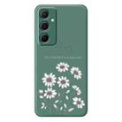 For Samsung Galaxy S23 5G E Series Minimalist TPU Creative Painted Phone Case(Green A1083) - 1