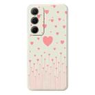 For Samsung Galaxy S22 Ultra 5G E Series Minimalist TPU Creative Painted Phone Case(White A1072) - 1