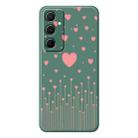 For Samsung Galaxy S22+ 5G E Series Minimalist TPU Creative Painted Phone Case(Green A1072) - 1