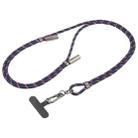 Type-C to Type-C Data Charging Cable Crossbody Phone Long Lanyard(Dark Blue) - 1