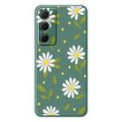 For Samsung Galaxy S21 5G F Series Minimalist TPU Creative Painted Phone Case(Green A1085) - 1
