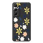 For Samsung Galaxy S21 5G F Series Minimalist TPU Creative Painted Phone Case(Black A1087) - 1