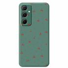 For Samsung Galaxy S21 Ultra 5G F Series Minimalist TPU Creative Painted Phone Case(Green A1096) - 1