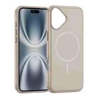 For iPhone 17 Imitation Original Magsafe PC Hybrid TPU Phone Case(Beige Grey) - 1
