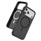 For iPhone 17 Pro Max Imitation Original Magsafe PC Hybrid TPU Phone Case(Black) - 2
