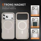 For iPhone 17 Pro Max Imitation Original Magsafe PC Hybrid TPU Phone Case(Beige Grey) - 3
