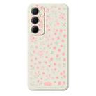 For Samsung Galaxy S22+ 5G G Series Minimalist TPU Creative Painted Phone Case(White A1101) - 1