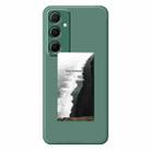 For Samsung Galaxy S22+ 5G G Series Minimalist TPU Creative Painted Phone Case(Green A1106) - 1