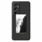 For Samsung Galaxy S22+ 5G G Series Minimalist TPU Creative Painted Phone Case(Black A1106) - 1