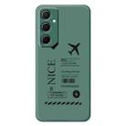 For Samsung Galaxy S22+ 5G G Series Minimalist TPU Creative Painted Phone Case(Green A1111) - 1