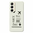 For Samsung Galaxy S22+ 5G G Series Minimalist TPU Creative Painted Phone Case(White A1111) - 1