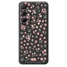 For Samsung Galaxy S21 5G G Series Minimalist TPU Creative Painted Phone Case(Black A1101) - 1