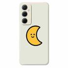For Samsung Galaxy S21 5G G Series Minimalist TPU Creative Painted Phone Case(White A1102) - 1