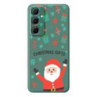 For Samsung Galaxy A14 4G / 5G A Series Minimalist TPU Creative Painted Phone Case(Green A0940) - 1