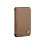 JEEHOOD J05 Double Folded RFID Magnetic Card Bag(Brown) - 1