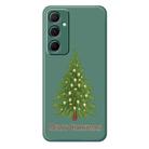 For Samsung Galaxy A56 5G B Series Minimalist TPU Creative Painted Phone Case(Green A0991) - 1