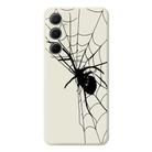For Samsung Galaxy A25 4G / 5G B Series Minimalist TPU Creative Painted Phone Case(White A1001) - 1