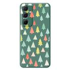 For Samsung Galaxy A32 4G B Series Minimalist TPU Creative Painted Phone Case(Green A0998) - 1