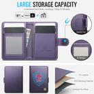 JEEHOOD J09 RFID Magnetic Buckle Card Bag(Purple) - 3