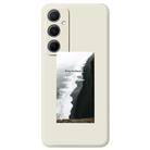 For Samsung Galaxy A36 5G G Series Minimalist TPU Creative Painted Phone Case(White A1106) - 1