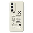 For Samsung Galaxy A24 5G / 4G G Series Minimalist TPU Creative Painted Phone Case(White A1111) - 1