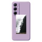 For Samsung Galaxy A33 5G G Series Minimalist TPU Creative Painted Phone Case(Purple A1106) - 1