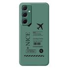 For Samsung Galaxy A52 5G / 4G G Series Minimalist TPU Creative Painted Phone Case(Green A1111) - 1
