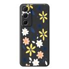 For Samsung Galaxy A16 4G / 5G F Series Minimalist TPU Creative Painted Phone Case(Black A1087) - 1