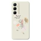 For Samsung Galaxy A16 4G / 5G F Series Minimalist TPU Creative Painted Phone Case(White A1089) - 1