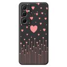 For Samsung Galaxy A36 5G E Series Minimalist TPU Creative Painted Phone Case(Black A1072) - 1