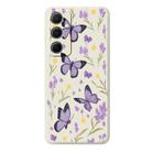For Samsung Galaxy A16 4G / 5G E Series Minimalist TPU Creative Painted Phone Case(White A1061) - 1