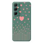 For Samsung Galaxy A14 4G / 5G E Series Minimalist TPU Creative Painted Phone Case(Green A1072) - 1