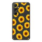 For Samsung Galaxy A15 4G / 5G D Series Minimalist TPU Creative Painted Phone Case(Black A1049) - 1